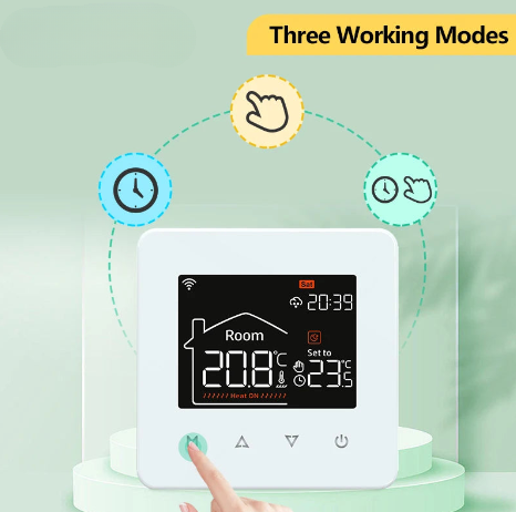 Thermostat Connecté WiFi Tuya pour Chauffage Intelligent