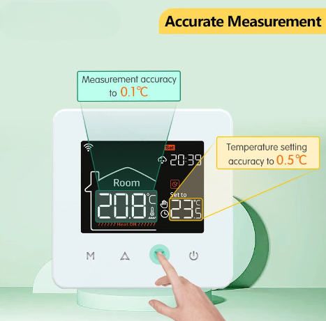 Thermostat Connecté WiFi Tuya pour Chauffage Intelligent