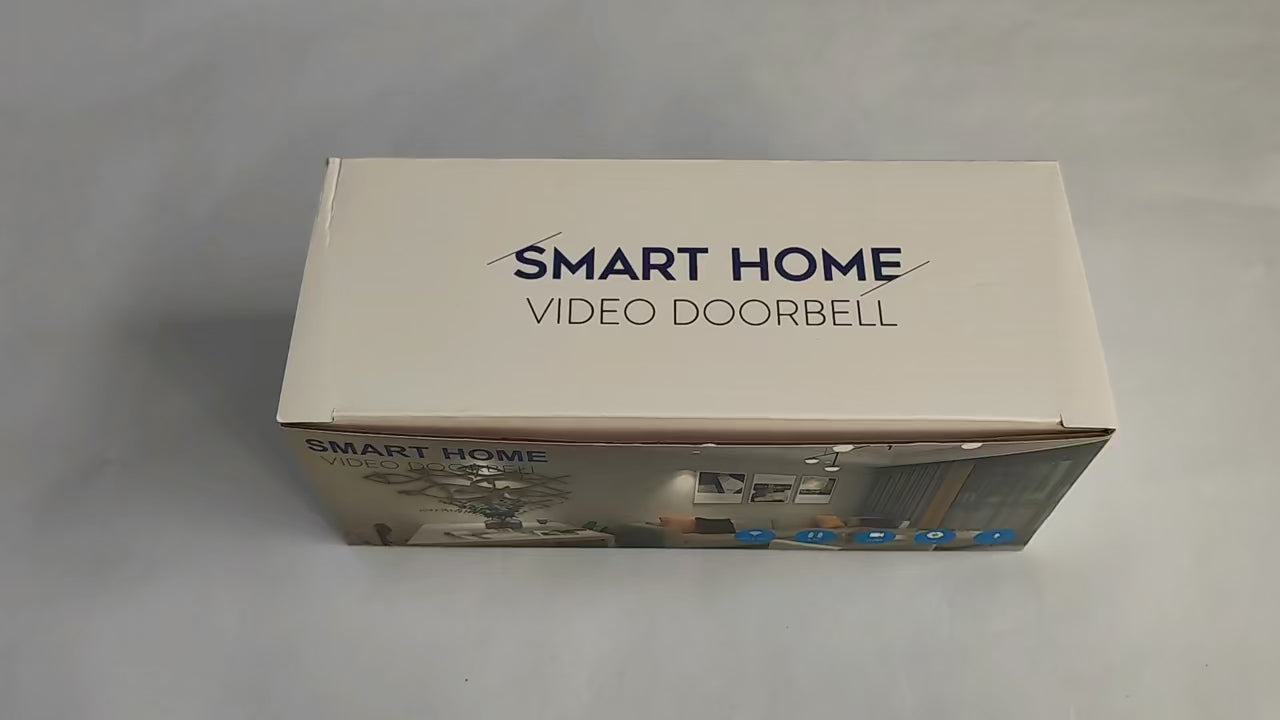 Sonnette Vidéo Connectée Intelligente 1080P – WiFi, Vision Nocturne & Détection PIR